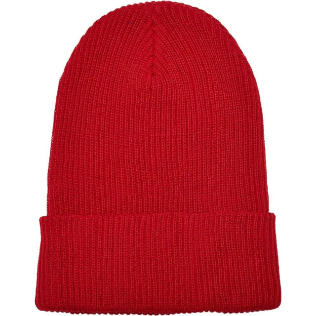 Flexfit Geribde gebreide muts van gerecycled garen UTLT928_red large