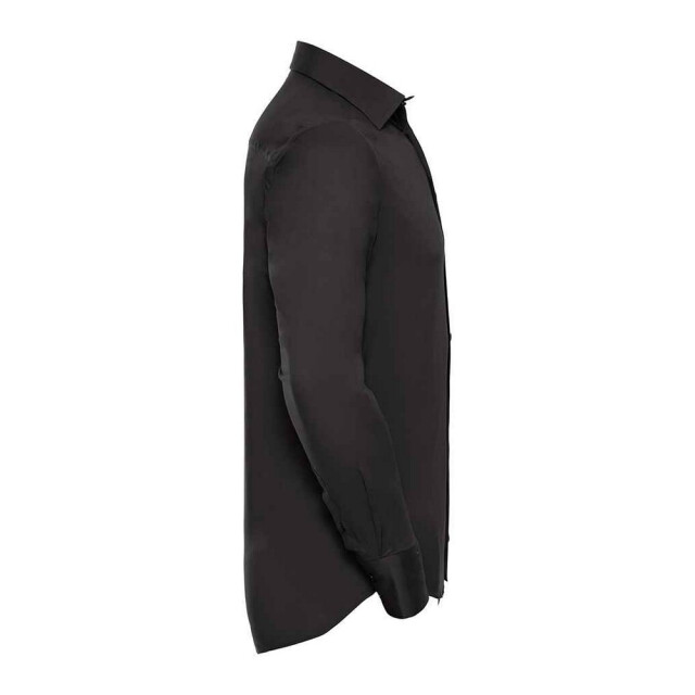 Russell Athletic Heren stretch overhemd met lange mouwen UTLT3683_black large
