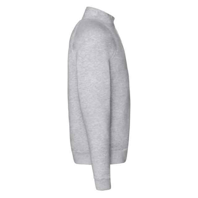 Fruit of the Loom Heren premium effen quarter zip raglan sweatshirt UTLT3233_heathergrey large