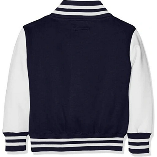 Awdis Varsity jas met contraststrepen voor kinderen UTLT3260_oxfordnavywhite large