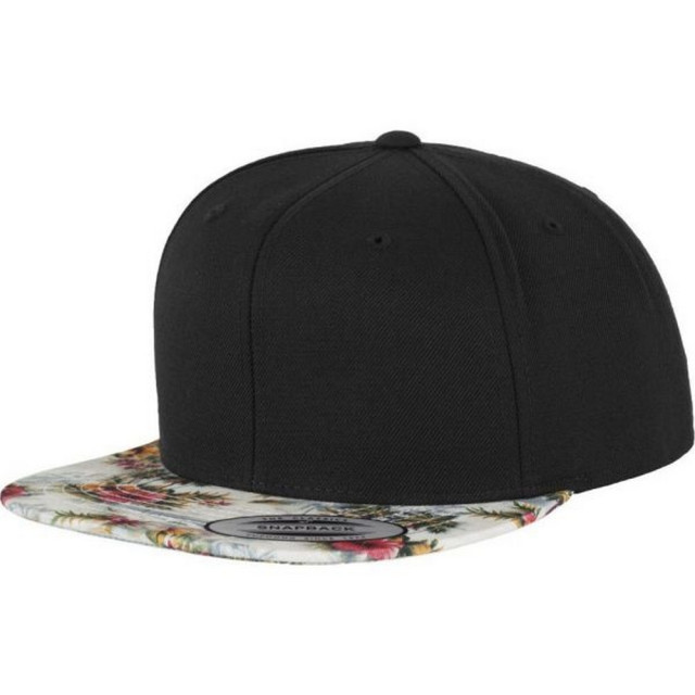 Flexfit Klassieke pro-stijl bloemen snapback cap UTLT3223_blackmint large