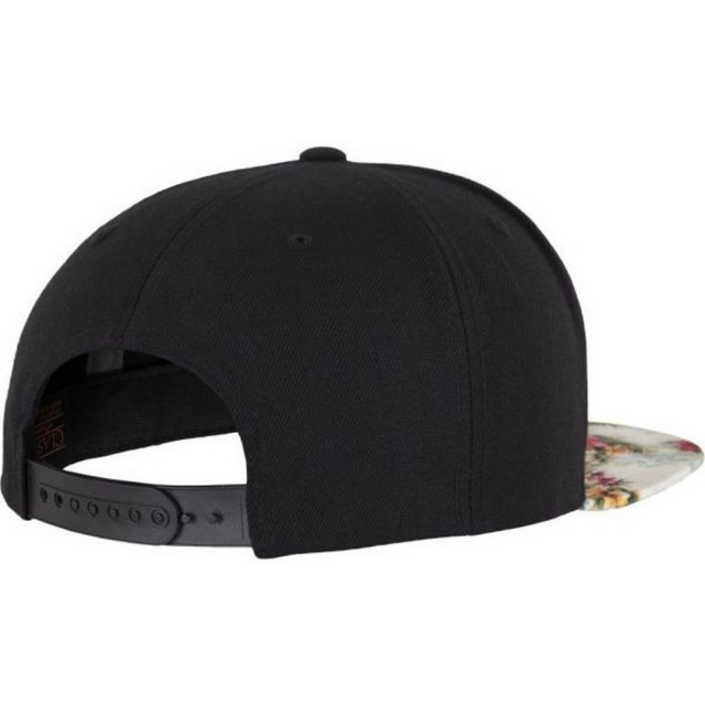 Flexfit Klassieke pro-stijl bloemen snapback cap UTLT3223_blackmint large