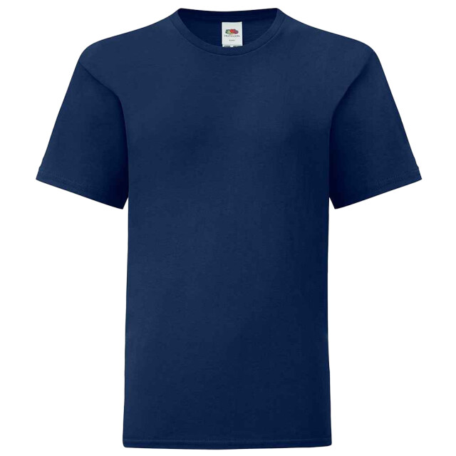 Fruit of the Loom Kinderen/kinderen iconisch t-shirt UTLT3179_navy large