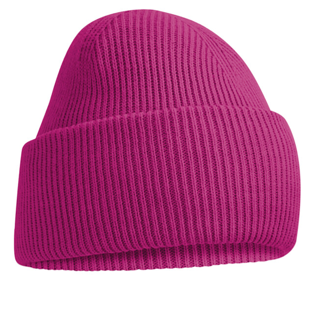 Beechfield Klassieke, diep gebreide muts UTLT2405_festivalfuchsia large