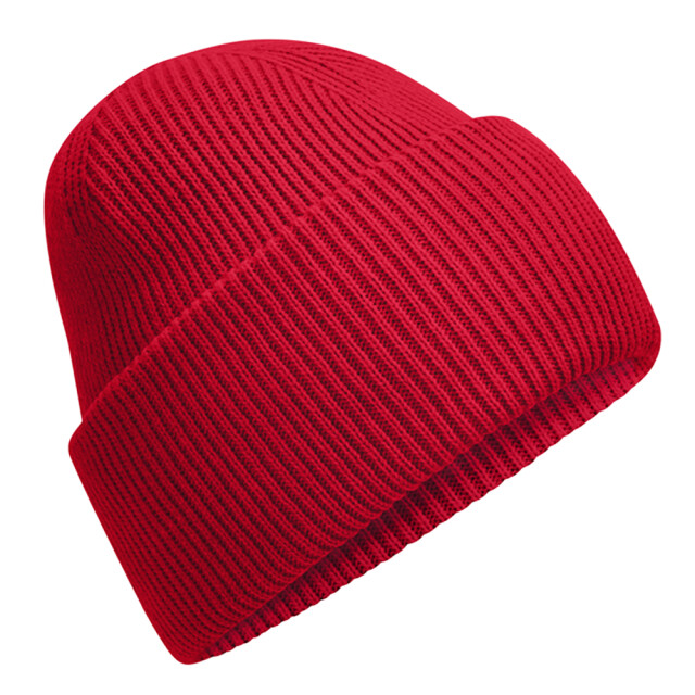 Beechfield Klassieke, diep gebreide muts UTLT2405_classicred large