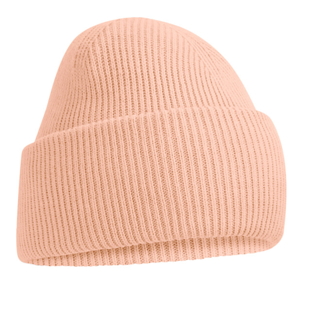 Beechfield Klassieke, diep gebreide muts UTLT2405_peach large