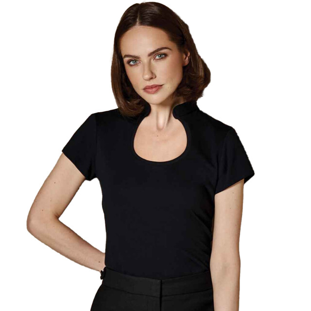 Kustom Kit Dames keyhole regular top UTLT2945_black large