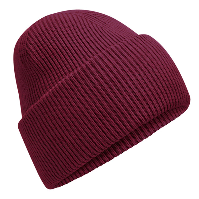 Beechfield Klassieke, diep gebreide muts UTLT2405_burgundy large
