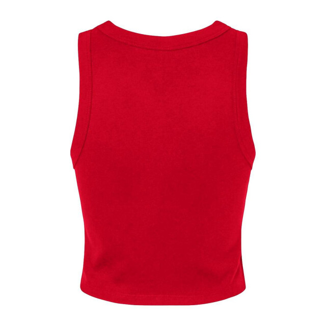 Bella + Canvas Dames micro-rib racerback tanktop UTLT2286_solidred large