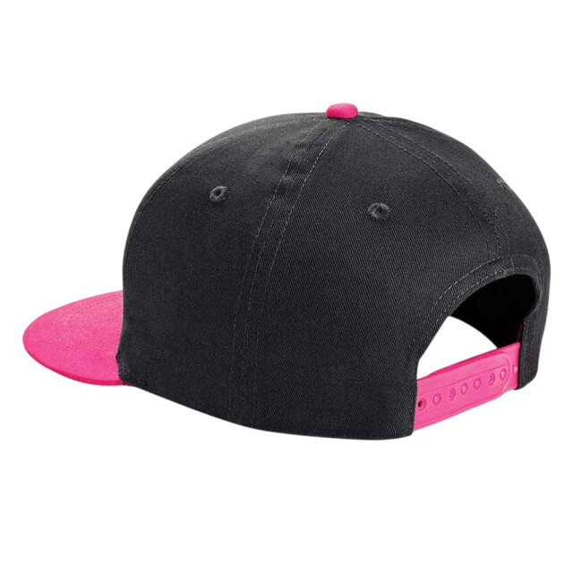 Beechfield Kinder/kinder snapback cap UTLT2293_blackfuchsia large