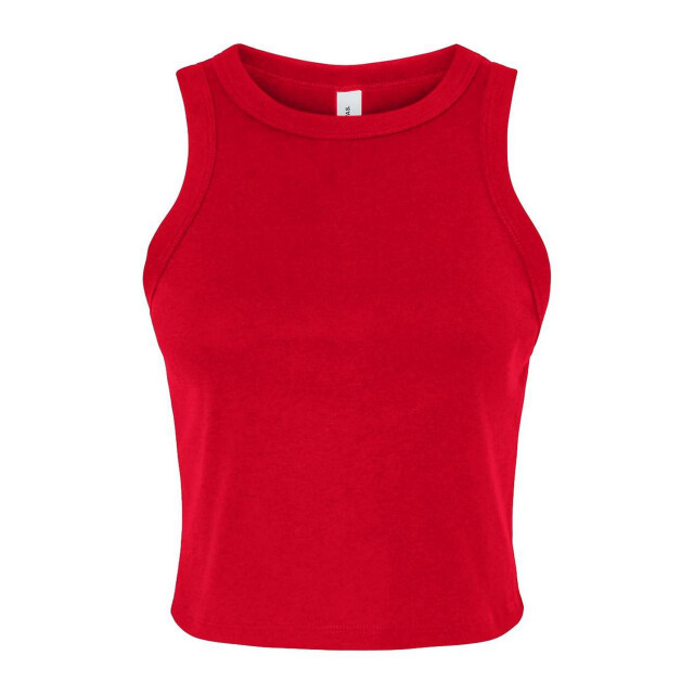 Bella + Canvas Dames micro-rib racerback tanktop UTLT2286_solidred large