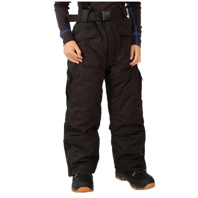 Trespass Kids unisex marvelous skibroek met afneembare bretels UTTP983_black large