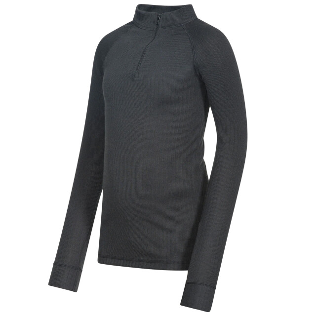 Trespass Kinderen unisex unite360 thermische basislaagset (boven- en onderkant) UTTP980_black large