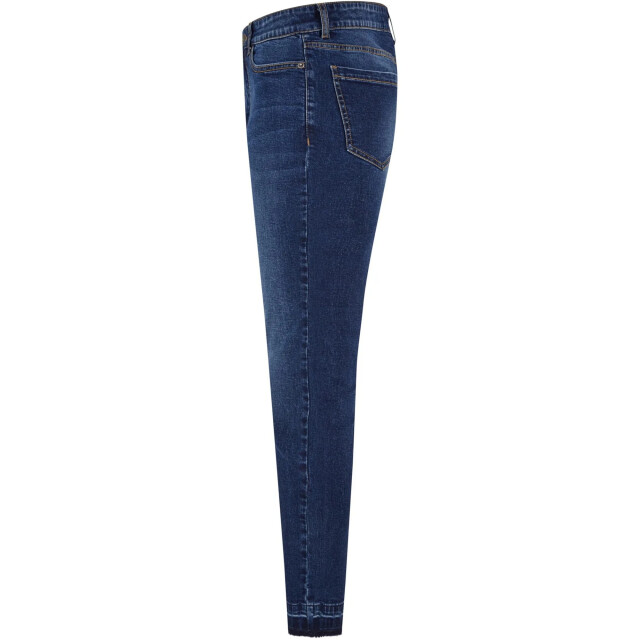 Urban Classics Dames high waist skinny jeans UTTN1390_newdarkbluewashed large