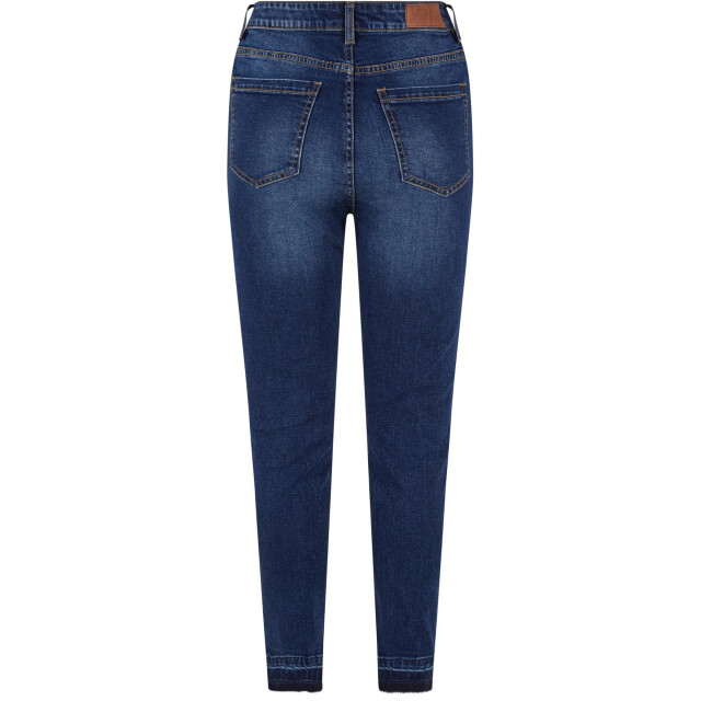 Urban Classics Dames high waist skinny jeans UTTN1390_newdarkbluewashed large