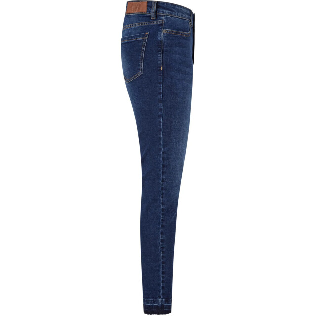 Urban Classics Dames high waist skinny jeans UTTN1390_newdarkbluewashed large