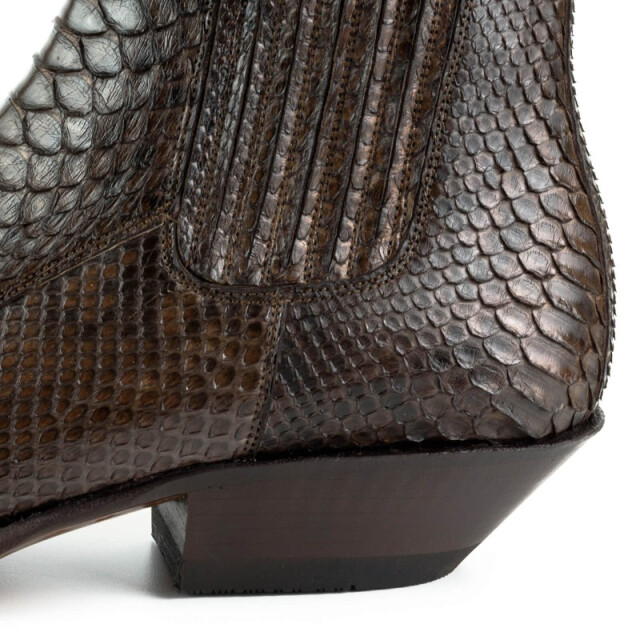 Mayura Boots Cowboy laarzen 2575- marron- size 2575-PYTHON MARRON- Size 41 large