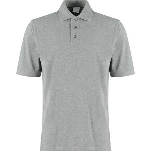 Kustom Kit Heren superwash 60c poloshirt UTLT5633_heathergrey large