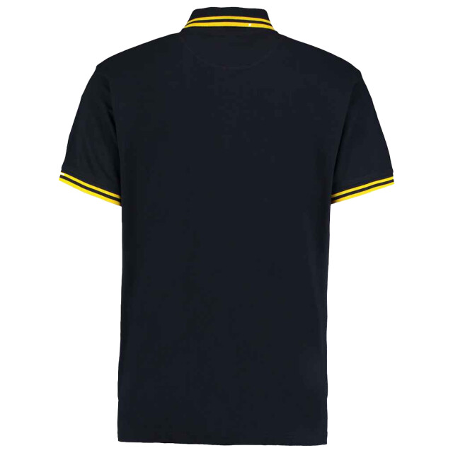 Kustom Kit Heren superwash 60c getipt klassiek poloshirt UTLT5245_navyyellow large