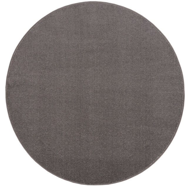 Muratap Uni rond effen laagpolig vloerkleed modern 350 cm rond 3013161 large