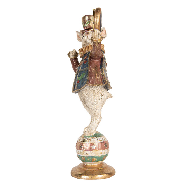 Clayre & Eef Decoratie beeld konijn 35 cm goudkleurig kunststof 3061318 large