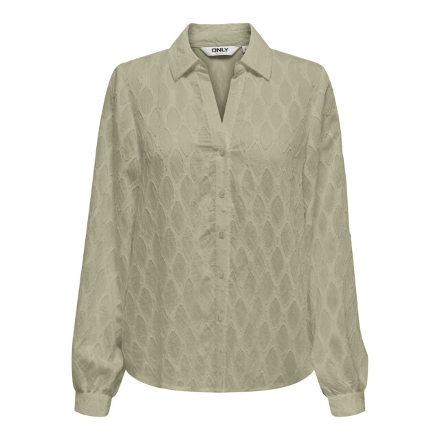 Only Onlnoa ls v-neck shirt wvn olijf 4309.22.0011 large