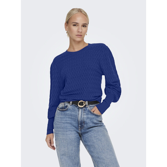 Only Onlfaye life ls o-neck cs knt kobalt 4219.34.0030 large