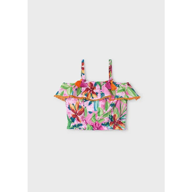 Mayoral Zomer blouse meisjes orchidee 3186-68-orchidee paars large