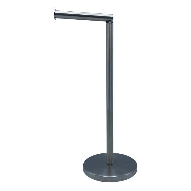 4goodz Verchroomde toiletrolhouder met reserverolhouder 15x24x53 cm - 3061828 large