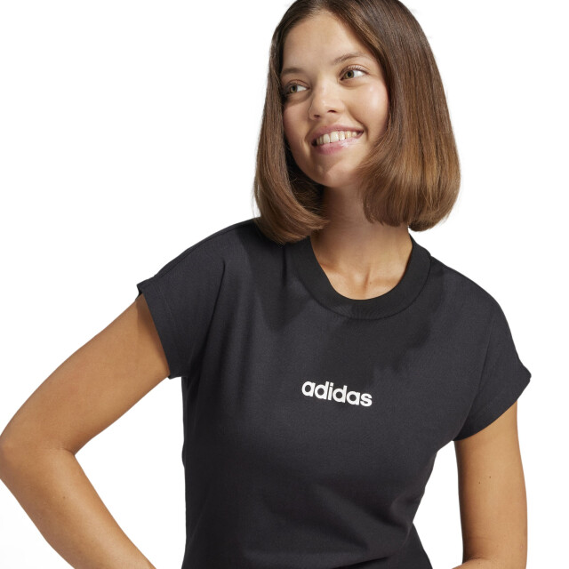 Adidas w lin sj t t-shirt sportcasual km dames - 069378_991-S large