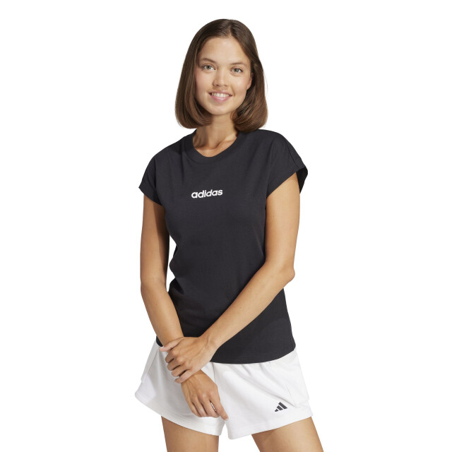 Adidas w lin sj t t-shirt sportcasual km dames - 069378_991-S large