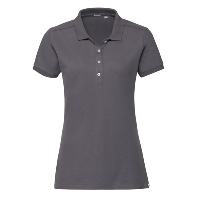Russell Athletic Dames stretch fitted poloshirt UTLT4619_convoygreysolid large