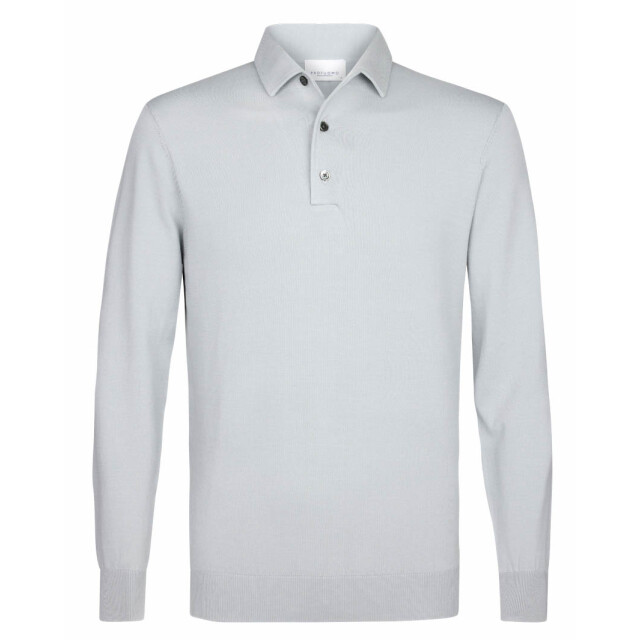 Profuomo Polo met lange mouwen 102079-001-M large