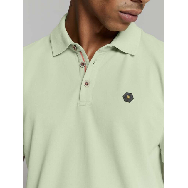 No Excess Polo pique garment dyed mint 27380201SN-058 large