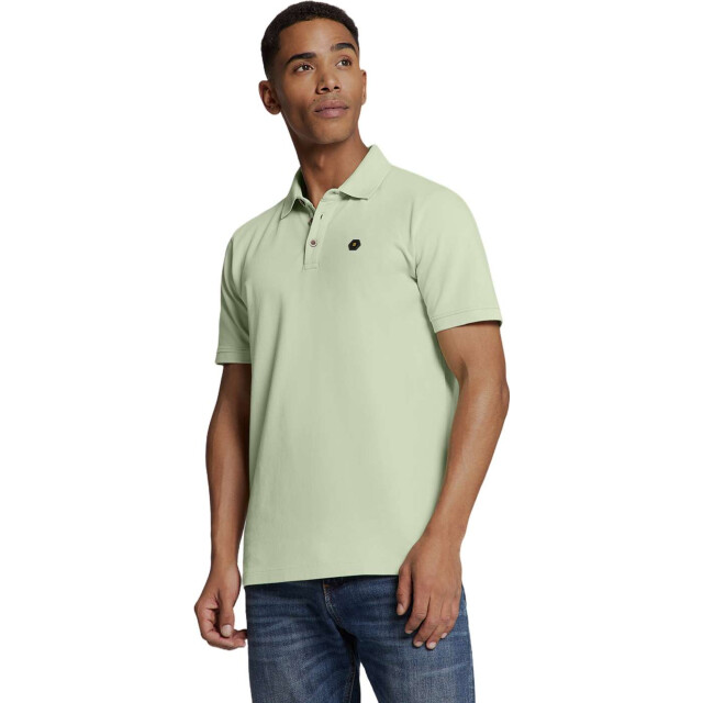 No Excess Polo pique garment dyed mint 27380201SN-058 large