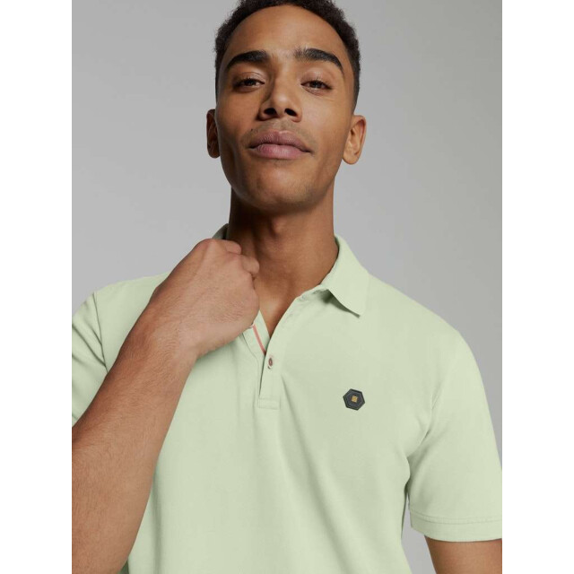 No Excess Polo pique garment dyed mint 27380201SN-058 large