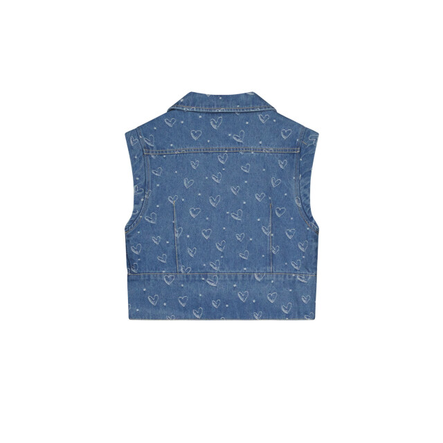 Like Flo Zomer gilet meisjes denim danique F502-5313-181 large