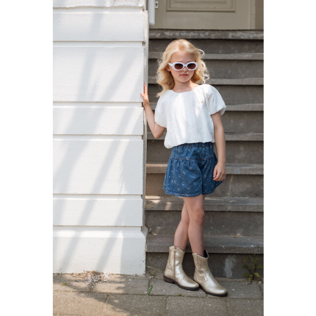 Like Flo Zomer skort meisjes denim twill femke F502-5615-181 large