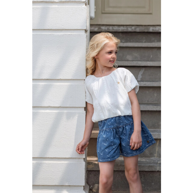 Like Flo Zomer skort meisjes denim twill femke F502-5615-181 large