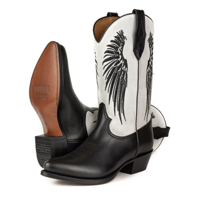 Mayura Boots Cowboy laarzen wings-2666 napa negra / afelpado blanco- size WINGS-2666 napa negra / afelpado blanco- Size 41 large