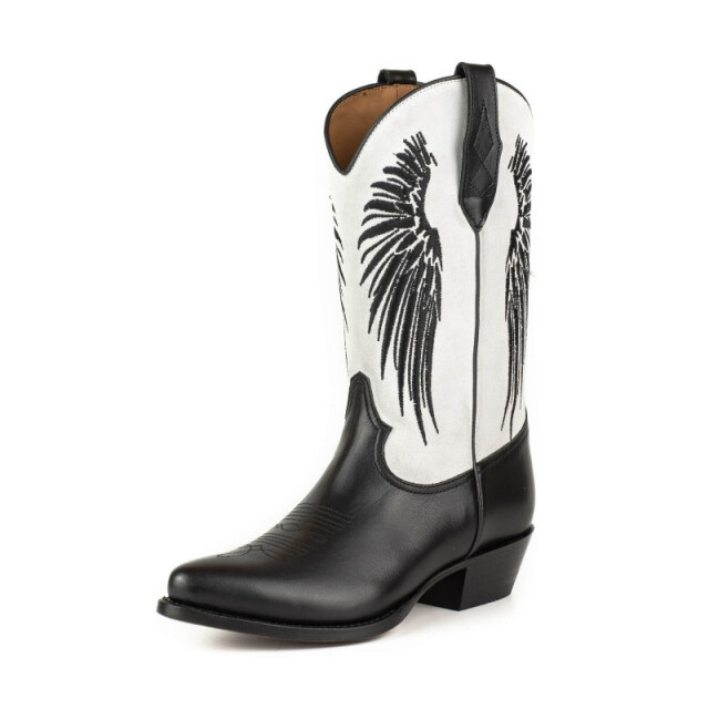 Mayura Boots Cowboy laarzen wings-2666 napa negra / afelpado blanco- size WINGS-2666 napa negra / afelpado blanco- Size 41 large