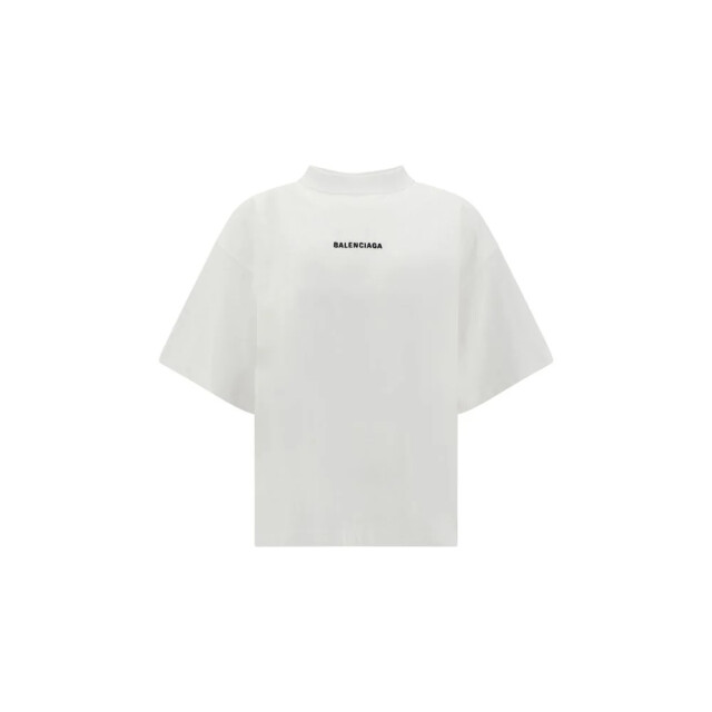 Balenciaga White logo t-shirt Balenciaga Wit logo T-shirt large
