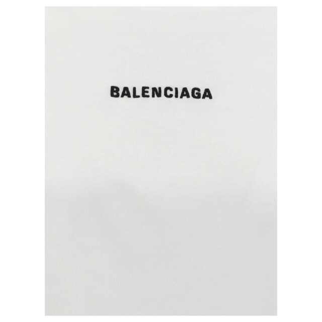 Balenciaga White logo t-shirt Balenciaga Wit logo T-shirt large
