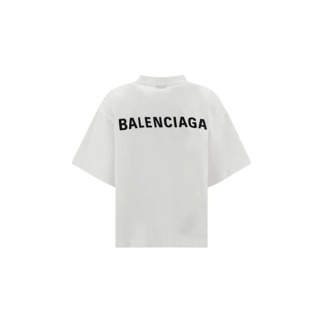 Balenciaga White logo t-shirt Balenciaga Wit logo T-shirt large