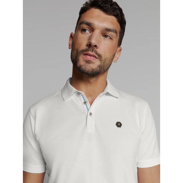 No Excess Heren polo 27380201sn 010 white No Excess 23380101SN 010White large