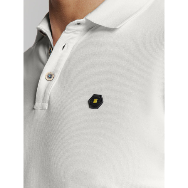 No Excess Heren polo 27380201sn 010 white No Excess 23380101SN 010White large