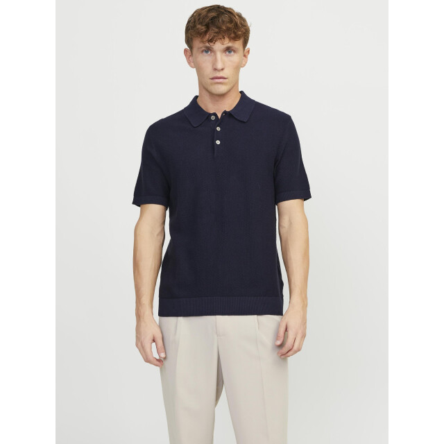 Jack & Jones Sandri knit polo 12275394-NIG-XXL large
