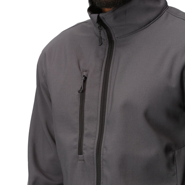 Regatta Heren eerlijk gemaakt gerecycled soft shell jasje UTFK2220_sealgrey large