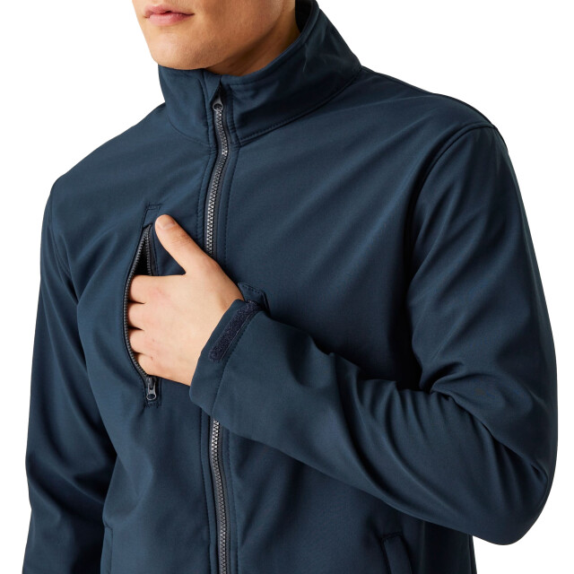 Regatta Heren a softshell 3 layer soft shell jas UTFK2427_navy large