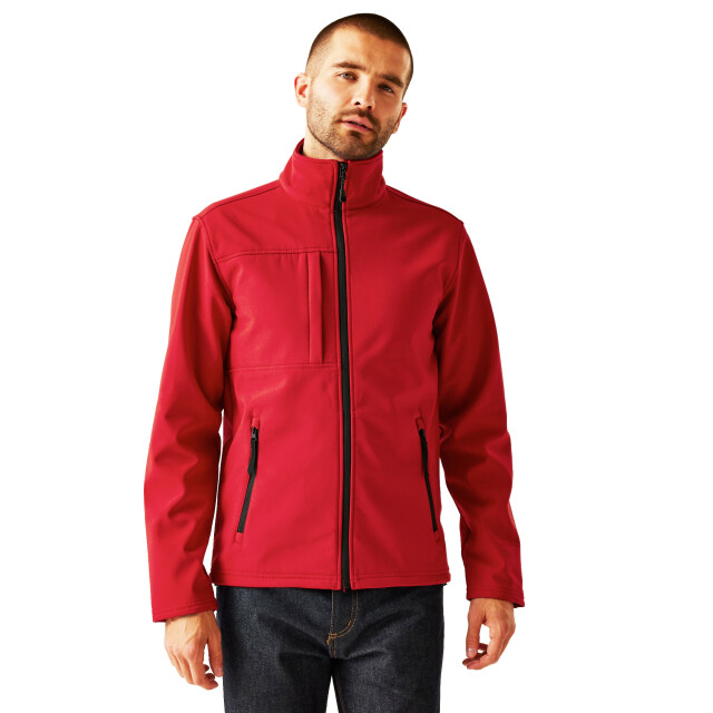 Regatta Heren octagon ii soft shell jas UTFK2544_classicredblack large